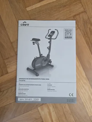 Bicicleta Estática Cyclette Negra