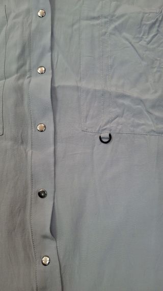 Camisa Bimba y Lola azul talla S manga larga