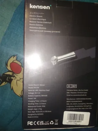 Rasoio Elettrico Kensen Serie S21 Wet & Dry IPX