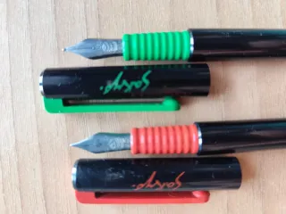 2 penne stilografiche inoxcrom Sakyo