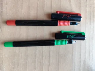 2 penne stilografiche inoxcrom Sakyo