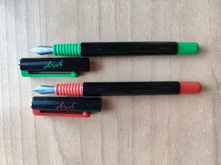 2 penne stilografiche inoxcrom Sakyo