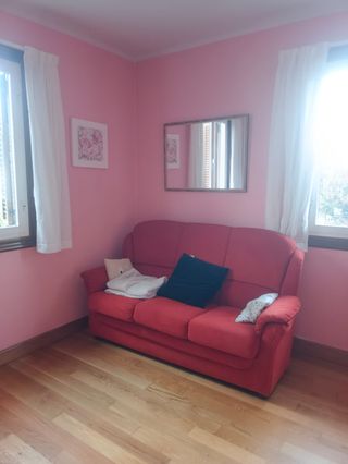 Sofá 2 plazas + Sillón rojos Estilo clásico