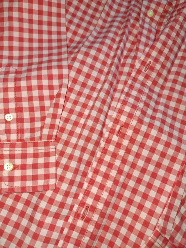 Camisa GAP cuadros rojo T.10/12