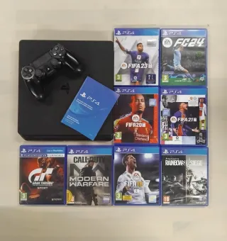 PS4 (PlayStation 4) SLIM 1TB CUH-2116B Negra