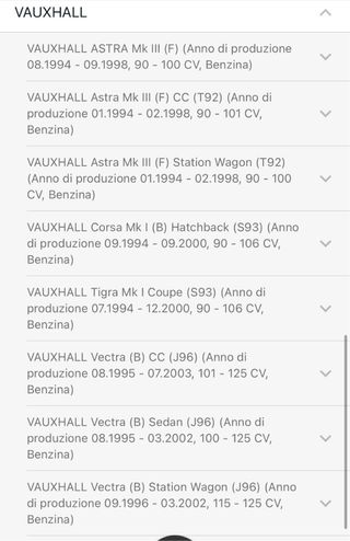 Cinghia Distribuzione DAYCO Opel Vauxhall