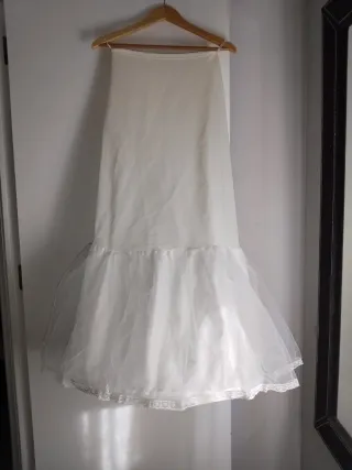 Cancán blanco para vestido