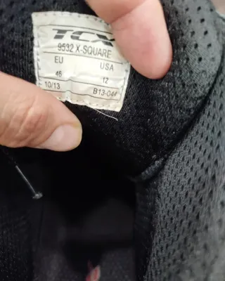 Botas Moto TCX Talla 46 Negras