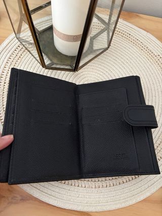 Monedero Acosta Piel Negra