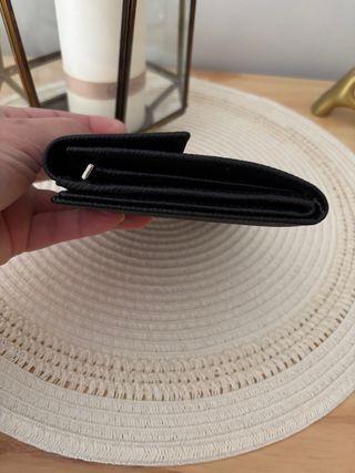 Monedero Acosta Piel Negra