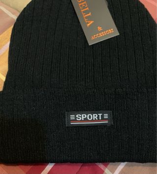 Berretto nero uomo taglia unica