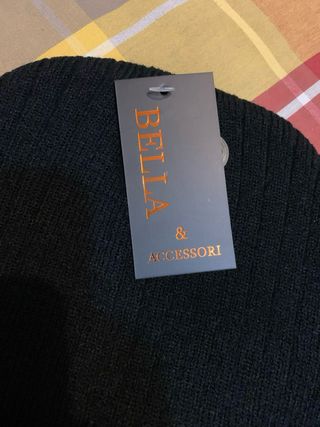 Berretto nero uomo taglia unica