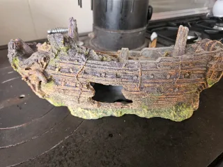 Relitto nave pirata arredo acquario