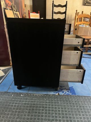 Dos Cajonera con ruedas 50x75x35 cm