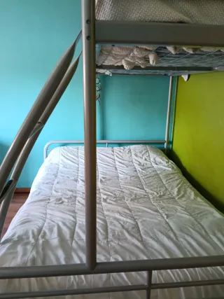 Somier de litera metálico