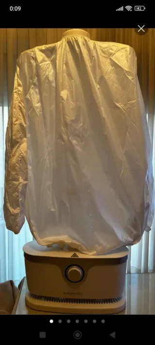 Planchador y secador de camisas