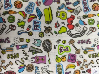 Retales de tela patchwork