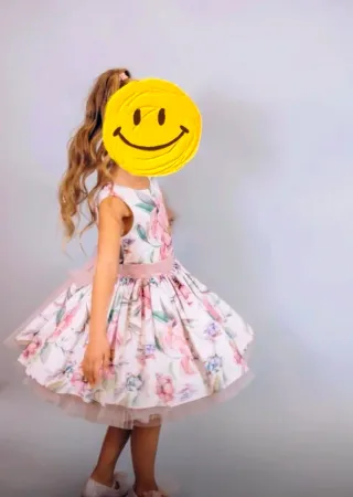 Vestido fiesta niña flores
