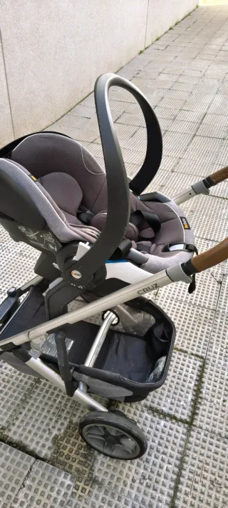 Carrito Bebé Uppababy Cruz verde con grupo cero