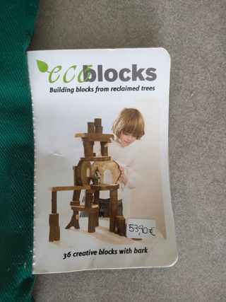 Bloques de madera Montessori Magic wood ecoblock