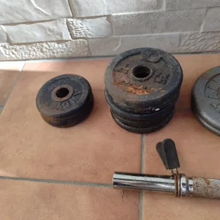 Mancuernas y Discos de Pesas