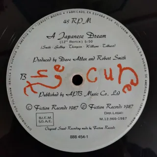 THE CURE 12"Remix Vinilo Maxisingle Why Can't i Be