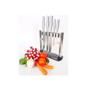 Juego de 5 cuchillos con soporte