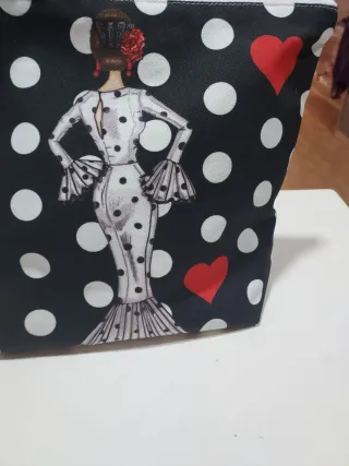 Neceser Flamenco Negro y Rojo Nuevo