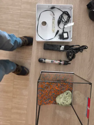 Acuario Nano Aqua LED Crystal