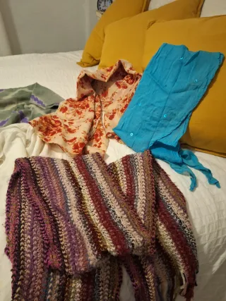 Pañuelos y bufandas de lana