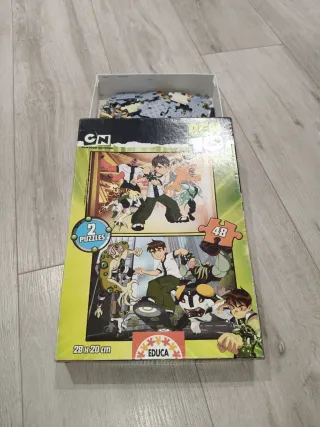 Puzzle Ben 10 Educa 2 Puzzles 48 Piezas