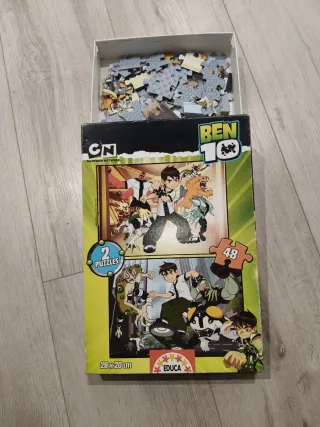 Puzzle Ben 10 Educa 2 Puzzles 48 Piezas