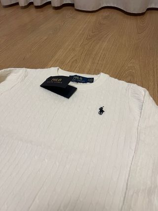 Jersey Polo Ralph Lauren Blanco Talla S