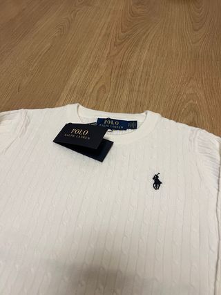 Jersey Polo Ralph Lauren Blanco Talla S