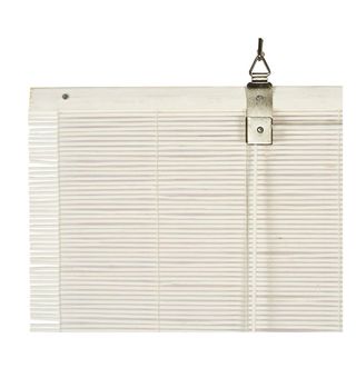 Estor Enrollable Bambú Natural Blanco