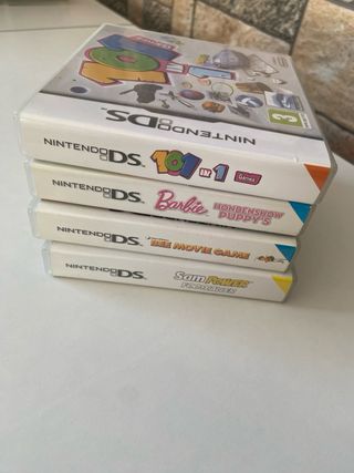 Pack 4 Juegos Nintendo DS: Barbie, Bee Movie, Sam