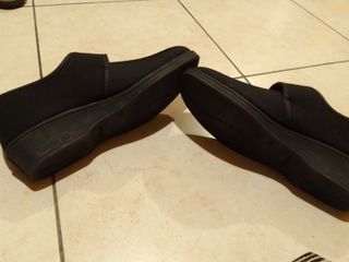 Scarpe donna nere velcro