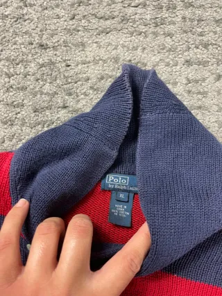 ¡¡OFERTA!! Talla XL Jersey Ralph Lauren Rayas Rojo
