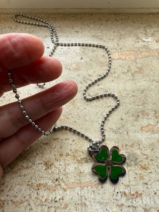 Collana con ciondolo quadrifoglio