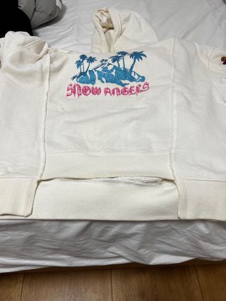 Sudadera Moncler x Palm Angels Blanca