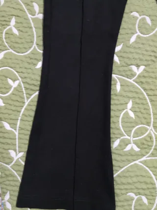 Pantalones campana negros