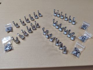 5 Sets Clavijas Cromadas Guitarra