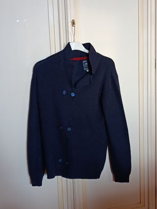 Giacca pile Original Marines uomo blu