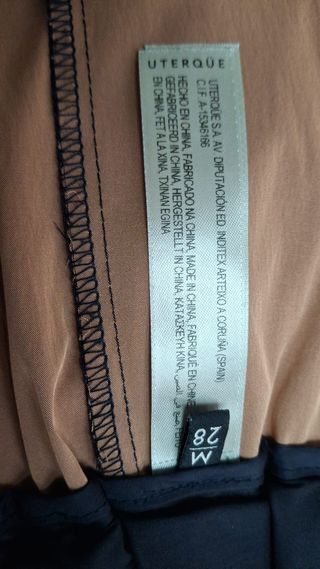 Pantalón corto marca Uterqüe talla M azul