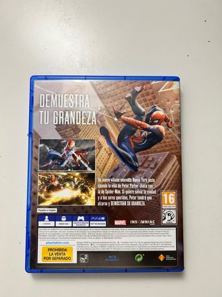 Marvel Spider-Man PS4 (PlayStation 4)