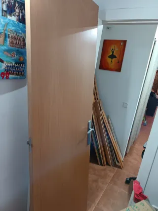 Juego 4 Puertas Madera Maciza 210x71cm