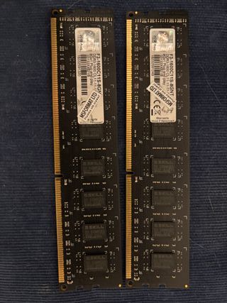RAM G.SKILL DDR3 16GB (2×8GB) 1600 MHz – fiable