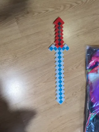 Espada Minecraft con Luces y Sonido