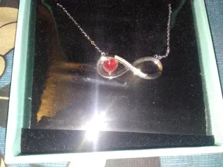 Louisa Secret Collana Donna Cuore Infinito Rosso A