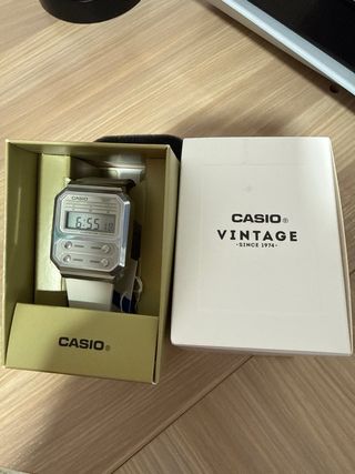Reloj Casio Vintage Blanco A100WEF-8AEF